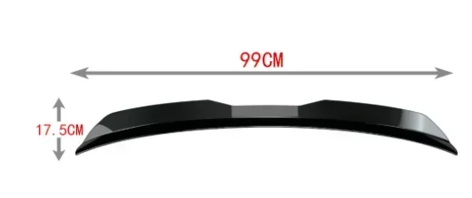 Задний спойлер для BMW X5 F15 E70 E53 G05 2006-2013 внешняя часть глянцевый черный багажника