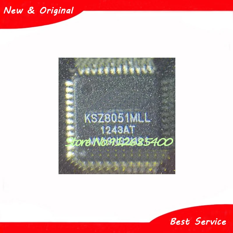 

10 Pcs/Lot KSZ8051MLLTR QFP48 New and Original In Stock