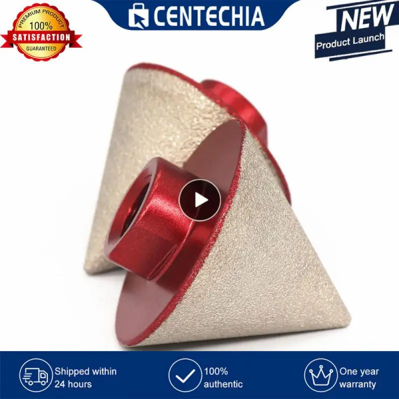 

Chamfer Milling Cutter Stone Ceramic Floor Tile Glass Diamond Chamferer Brazed Reaming Bit Taper Chamfer Grinding Head Drill Bit