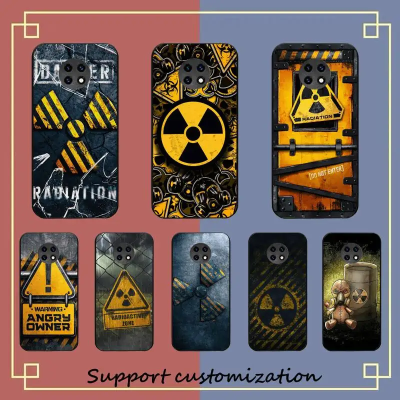 

Yinuoda Danger Radiation Phone Case for Redmi 8 9 9A for Samsung J5 J6 Note9 for Huawei NOVA3E Mate20lite cover
