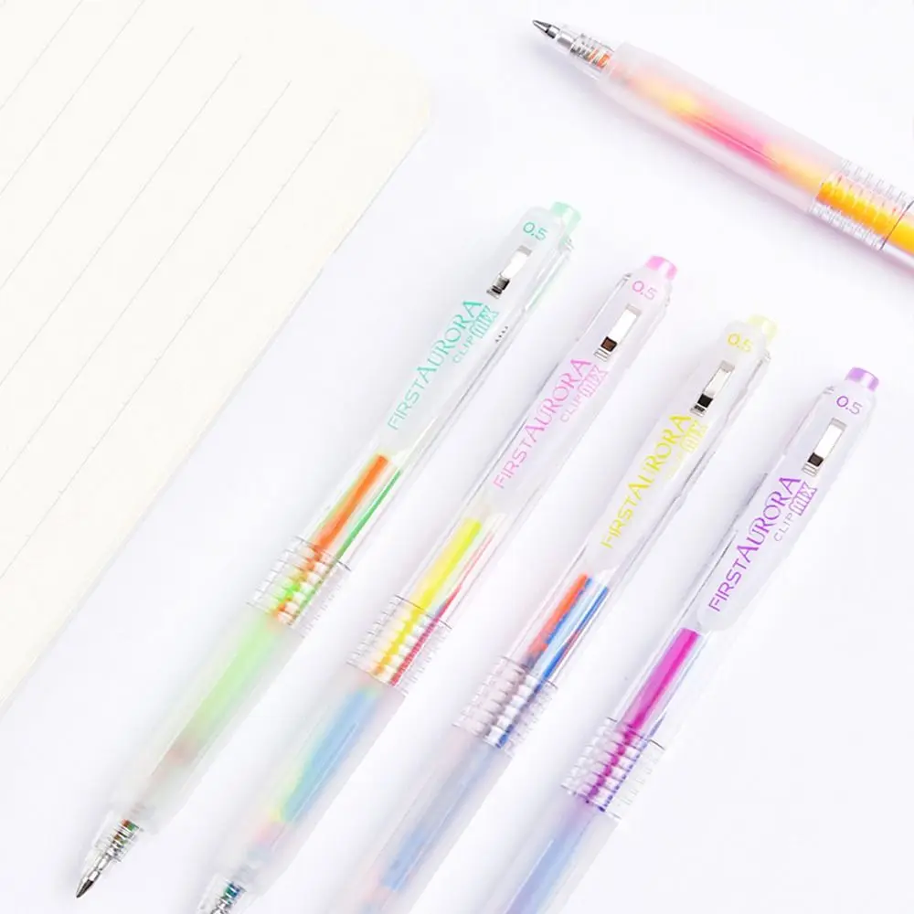 

Colourful Student Stationery Album Scrapbooking Rainbow Neutral Pen Writing Drawing Pen Press Gradient Gel Pen Keypoints Marker