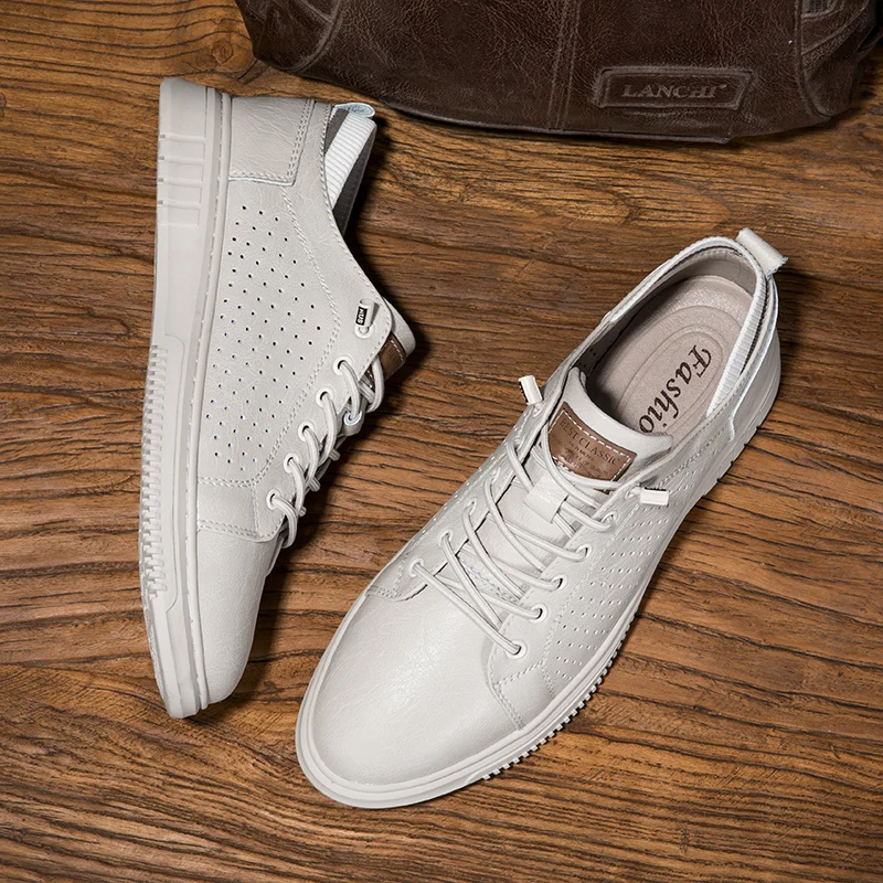 Мужские туфли-оксфорды из натуральной кожи в английском стиле