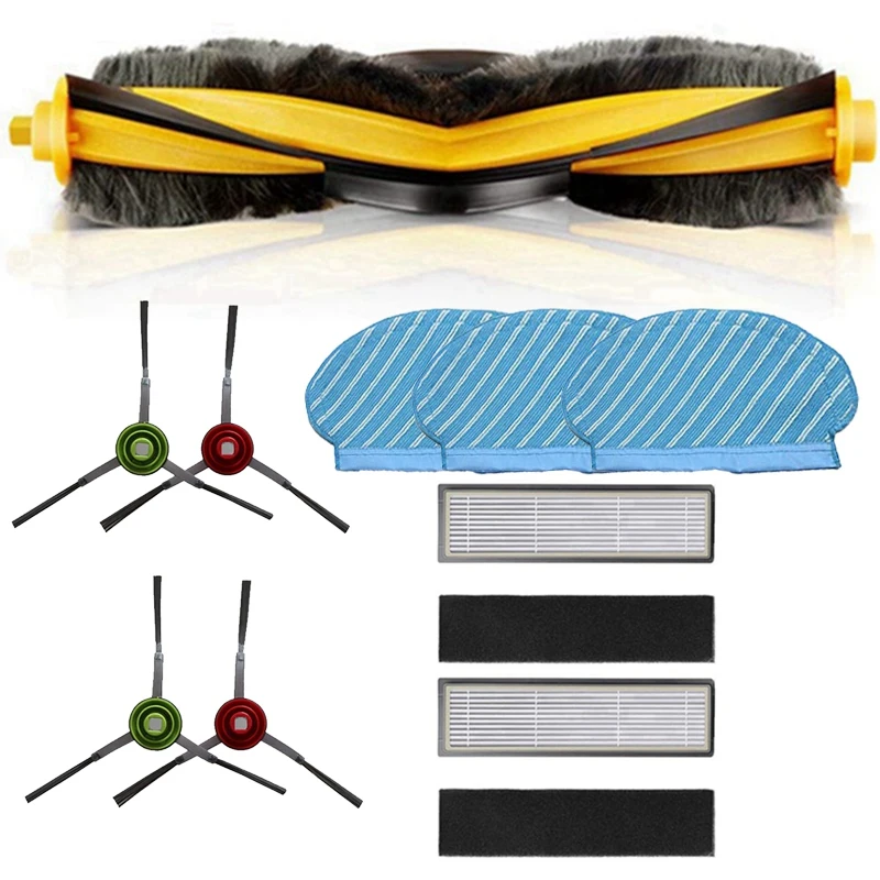 

Main Brush Filter Side Brush Mop Cloth Set For Ecovacs Deebot Ozmo 920 950 Vacuum Cleaner Accessories Parts Home