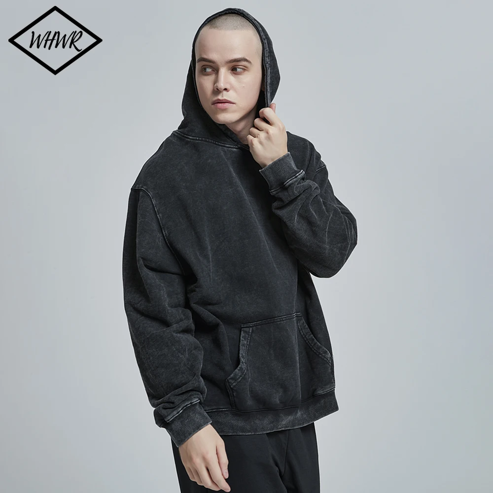 Толстовка мужская оверсайз в стиле хип-хоп 100% хлопок