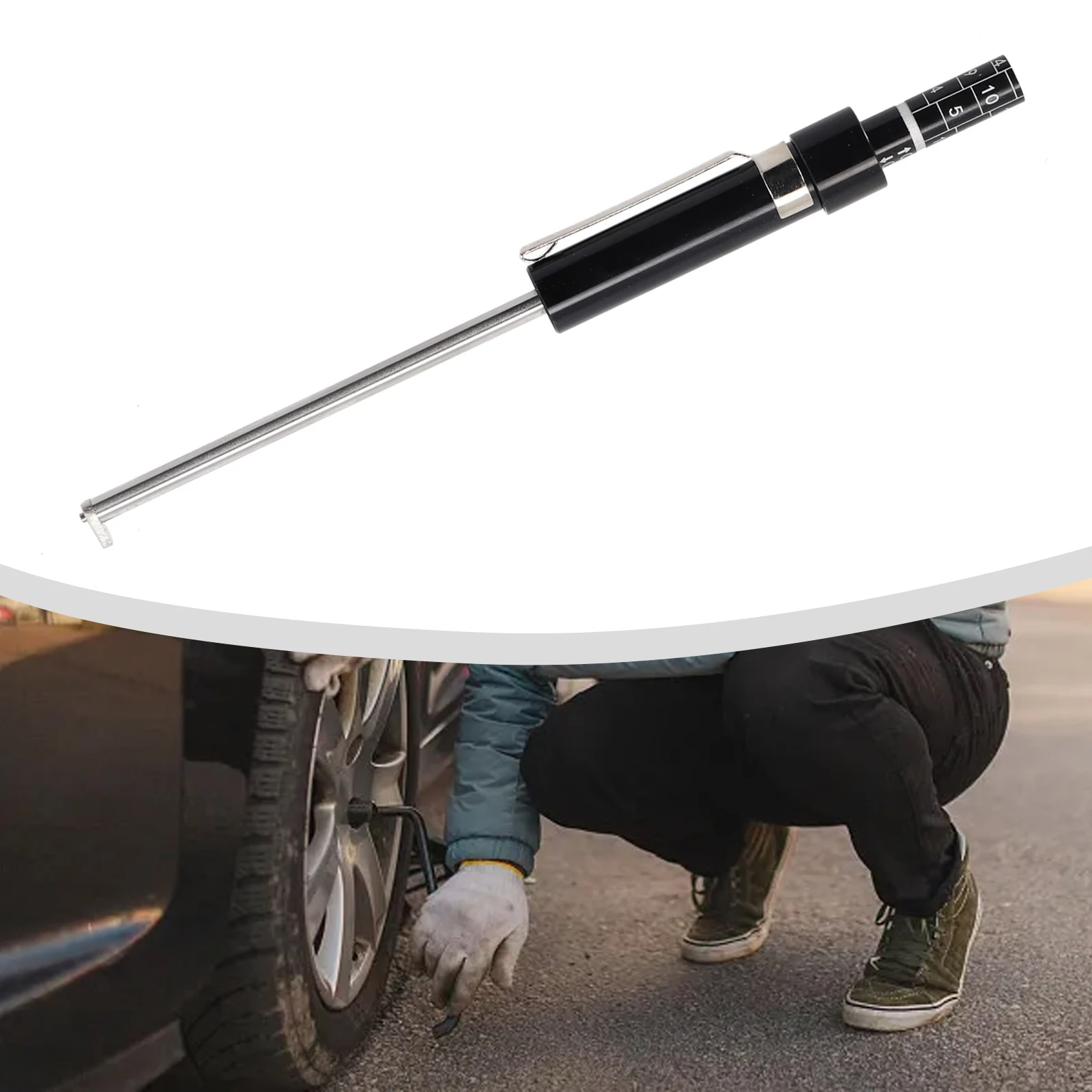 1 шт. измерительный инструмент для тормозных колодок автомобиля внутреннего и