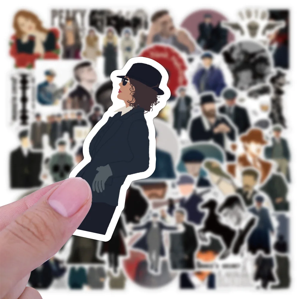 

10/50pcs Peaky Blinders Movie Punk Sticker For Phone Luggage Laptop Motorcycle Phone Waterproof Sticker For Kids