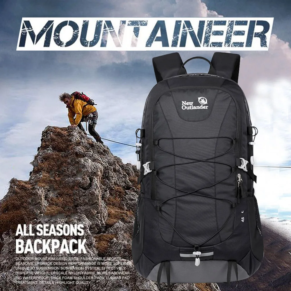 

Вместительный нейлоновый рюкзак для альпинизма, 45 л