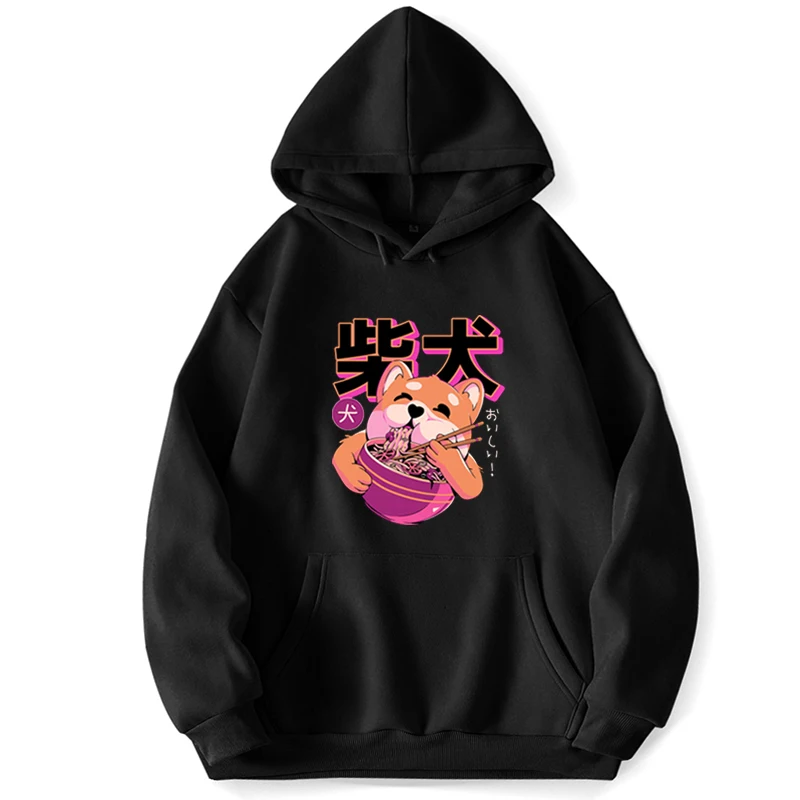 

Shiba Inu Kawaii Cute Hoodie Sweatshirts Men Dog Pullover Jumper Korean Fashion Hoodies Hooded Pocket Streetwear Tracksuits