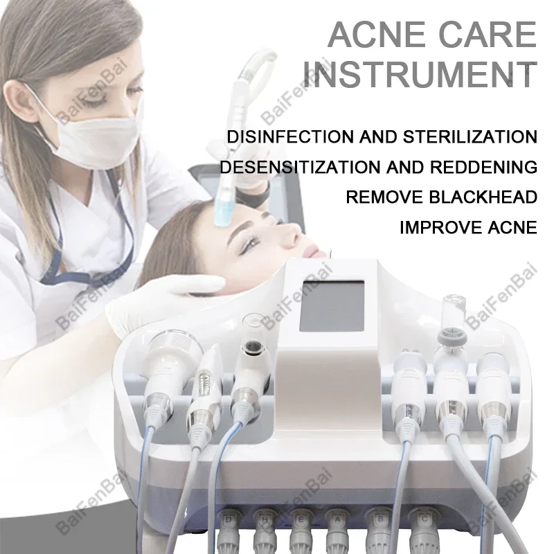 Новое устройство для омоложения кожи 6 в 1 гидродермабразии/алмазной