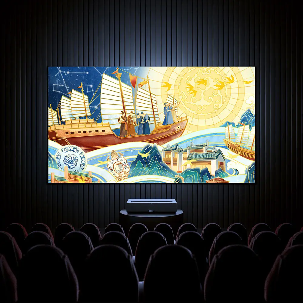 Для кинотеатра T1 глобальная версия 2800 Ansi Ust проектор для домашнего Dlp 4K