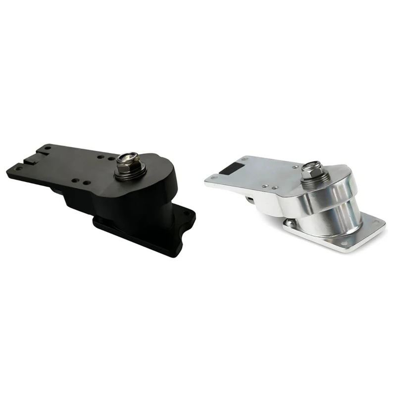 

2 Pcs 7-Inch Land Surfboard Skateboard Bracket Base Black C7 Bridge Spring Bracket,Silver & Black