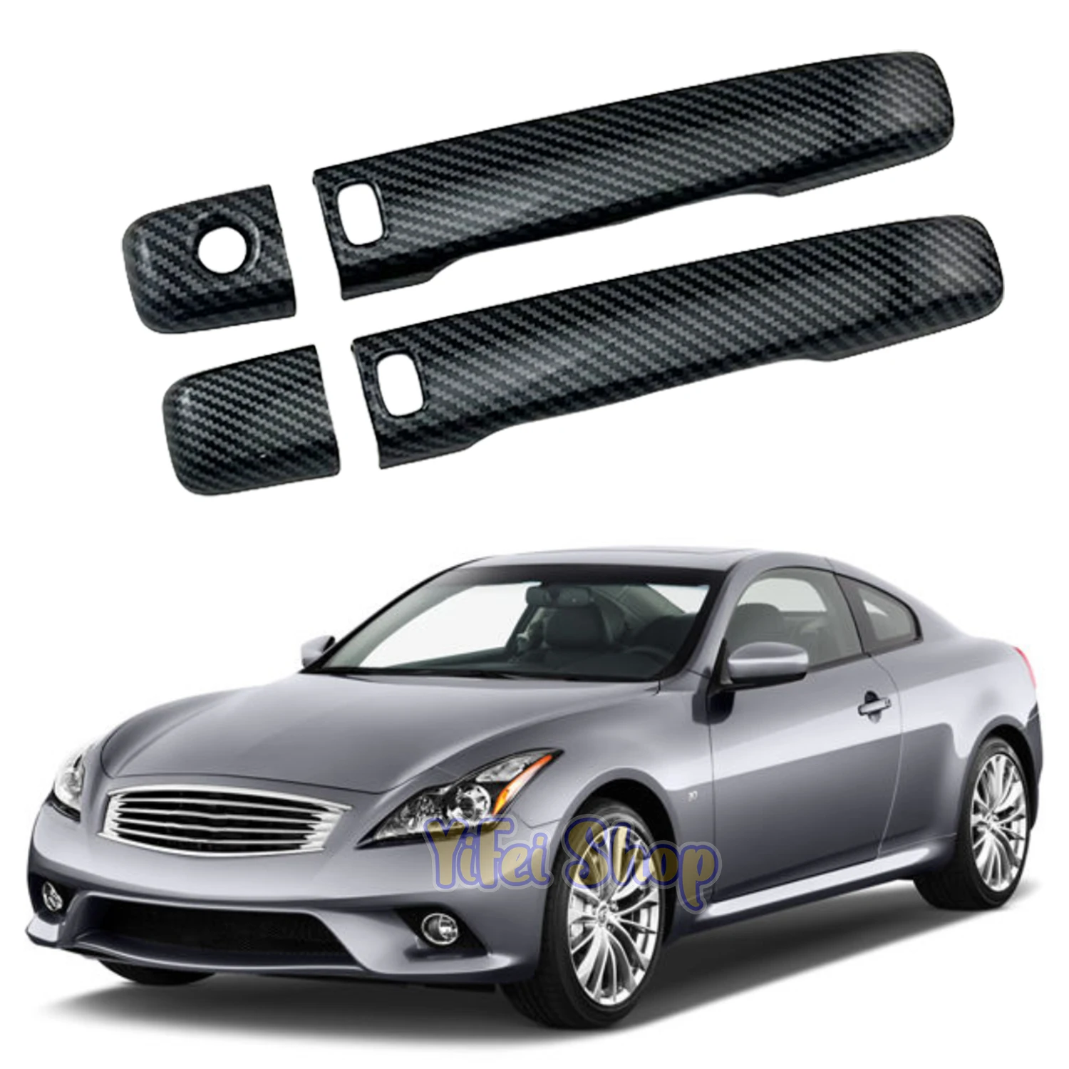 Для Infiniti Coupe Q60 2011 2012 2014 2015 высокое качество модификация автомобиля Дверная ручка