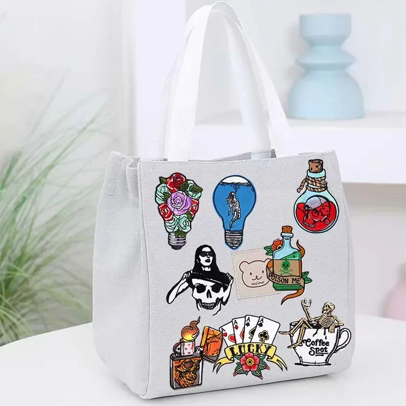 Утюг на заплатках для одежды зажигалка наклейки одежду ткань вышитая нашивка