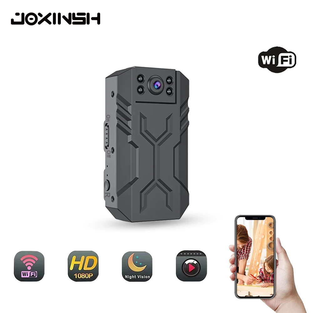 

2022 New HD WiFi Camera Wireless Remote Monitoring 4K Body Cam Real-time View Portable Pocket Cameras Night Vision Camcorder