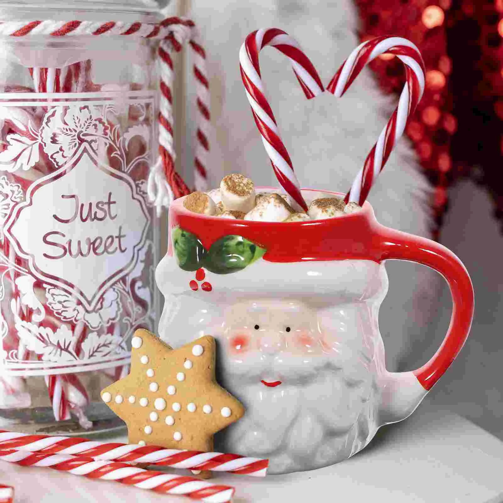 

Christmas Ceramic Mug Xmas Theme Water Adorable Milk Home Delicate Coffee Cup Gifts Design
