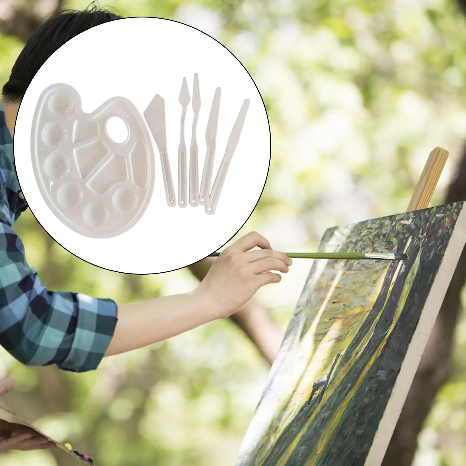 6 шт. набор ножей для рисования гуашью