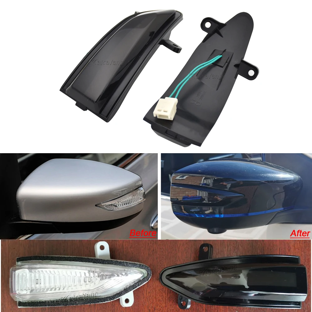 

2 шт., Светодиодные поворотники для Nissan Altima Teana Sylphy Sentra Tiida Pulsar