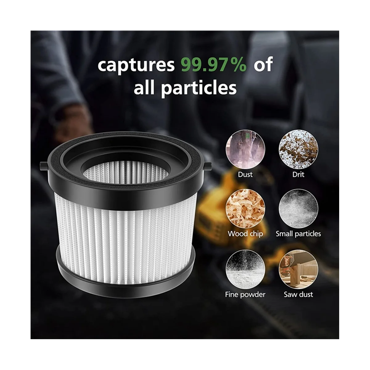 Сменные детали для пылесоса DEWALT DCV501LN/DCV501HB 6 шт.