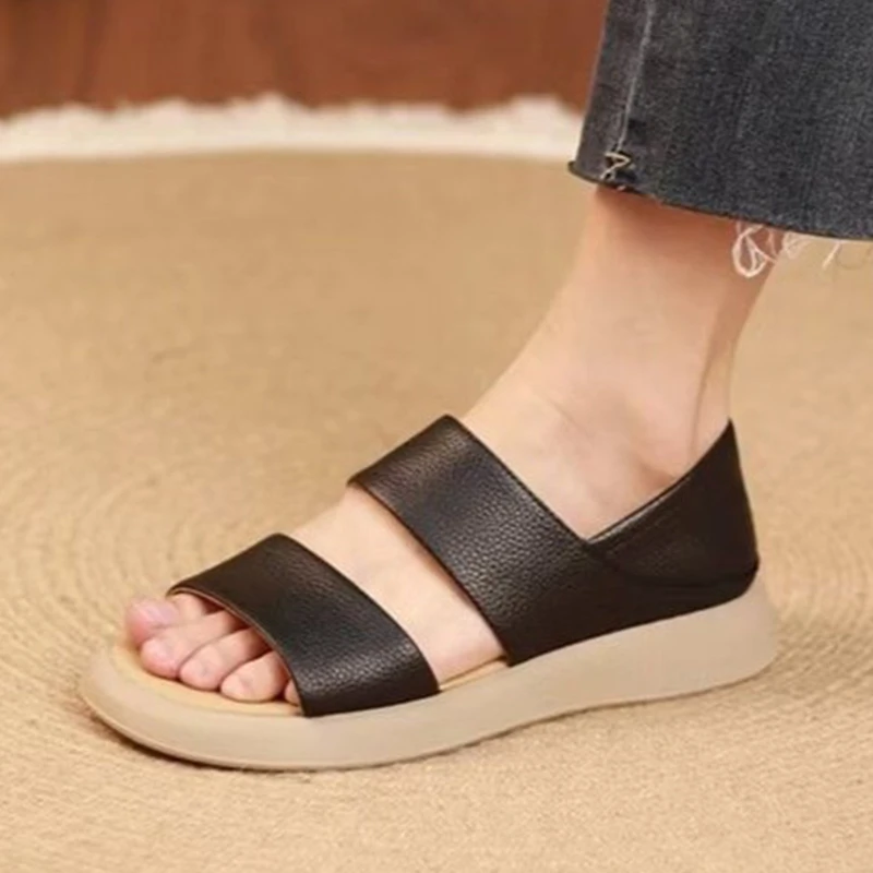 Lightweight Women's Sandals Soft Women Sandals Outdoor Dual-use Female Casual Shoes Anti-slip Slippers Comfortable Flat Shoes
