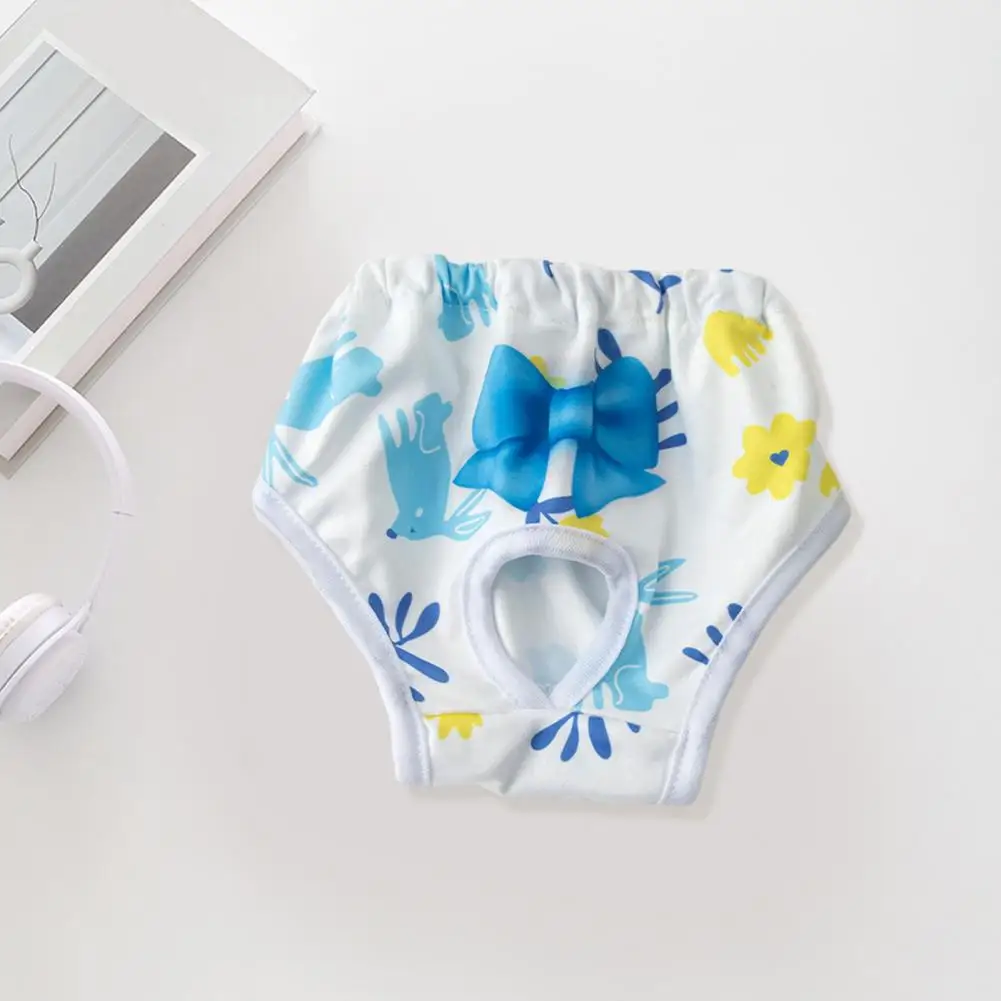 

Dog Diapers for Female Dogs Vibrant Patterned Dog Diapers Comfortable Breathable Pet Menstrual Pants for Princesses for Heat