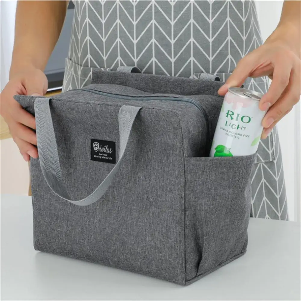 

Thermal Insulated Lunch Box Picnic Thermal Breakfast Organizer Portable Lunchbox Bag Bento Pouch Dinner Insulation Bag Newest