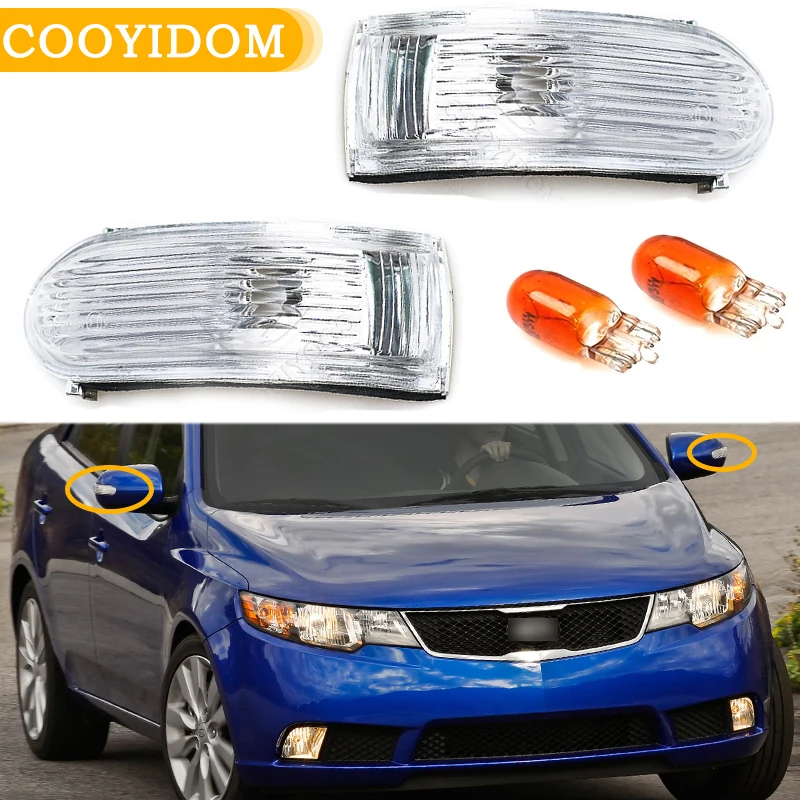 Car Rearview Mirror Turn Signal Light For KIA Forte 2009 2010 2011 2012 Side Mirror Indicator Blinker Repeater car-styling