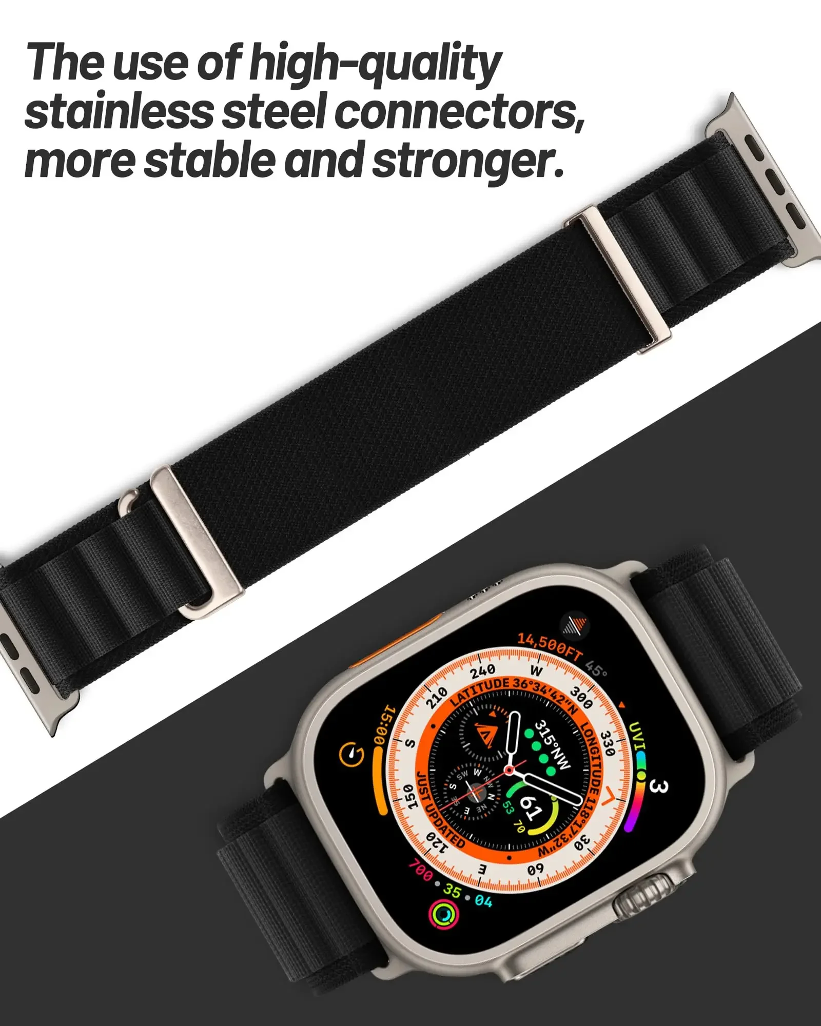 Фото Ремешок Alpine Loop для Apple Watch Ultra Band 49 мм 46 мм 45 мм 44 мм 41 мм Нейлоновый браслет с C-образной застежкой для iWatch Series10 42 мм 9 8 7 6 5 №5