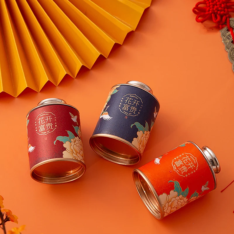 2024 мини-пустая банка для чая бытовая герметичная зеленого и черного портативная