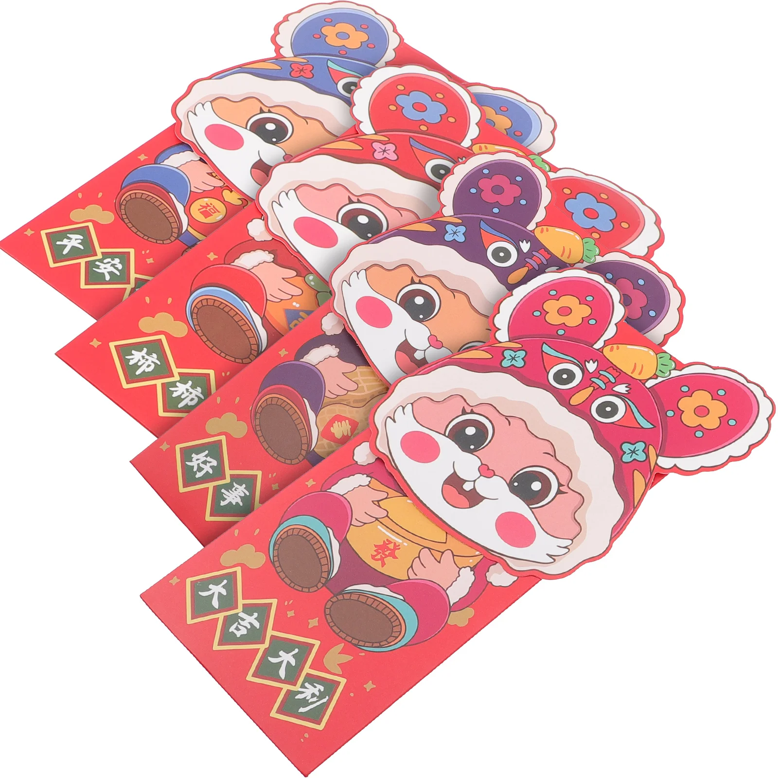 

Year Red New Envelopes Money Envelope Rabbit Chinese Packets Pocket Packet Festival Spring The Lunar Paper Hongbao Luck Lucky