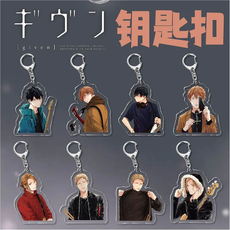 

Hot Japanese Anime Keychain Given Behind The Scenes Peripheral Acrylic HD Keychain No.1-No.28