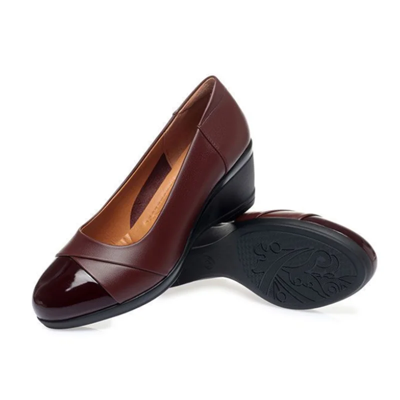 Cresfimix/женские милые туфли высокого качества на танкетке Туфли для танцев в