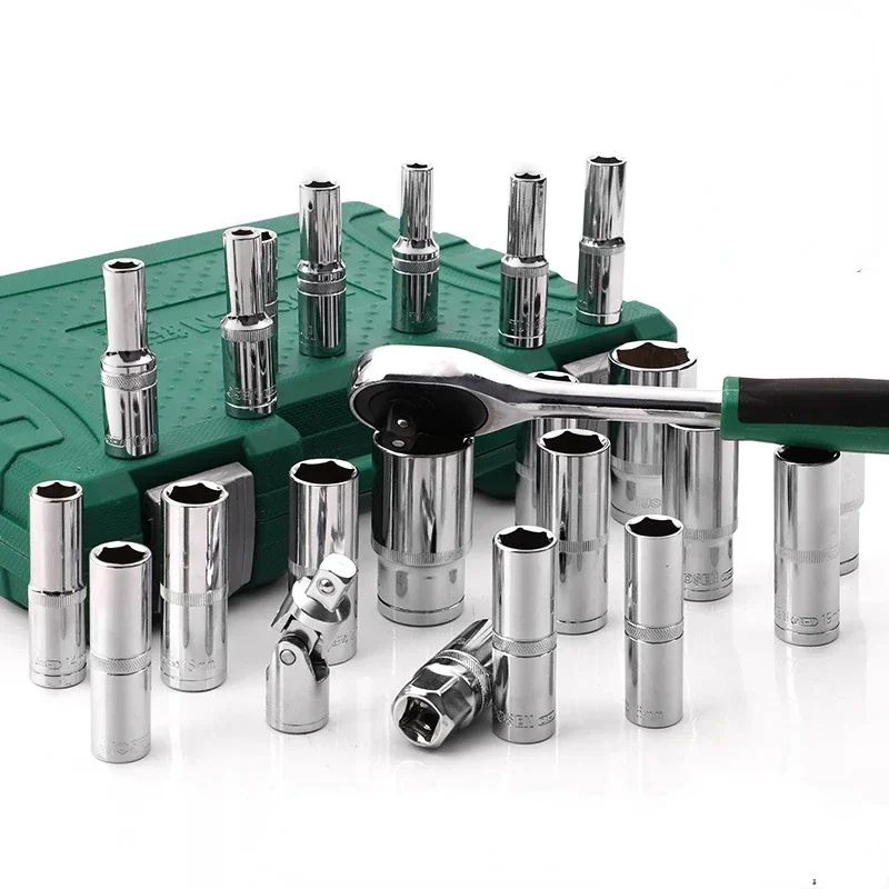 Инструмент для ремонта автомобиля гаечный ключ с храповым механизмом набор