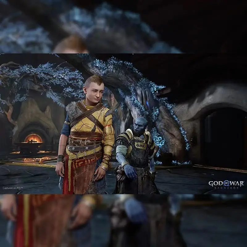 Игровой CD-диск Sony Playstation 4 PS4 б/у Бог войны: Ragnarok 100% Официальный игровой карточный