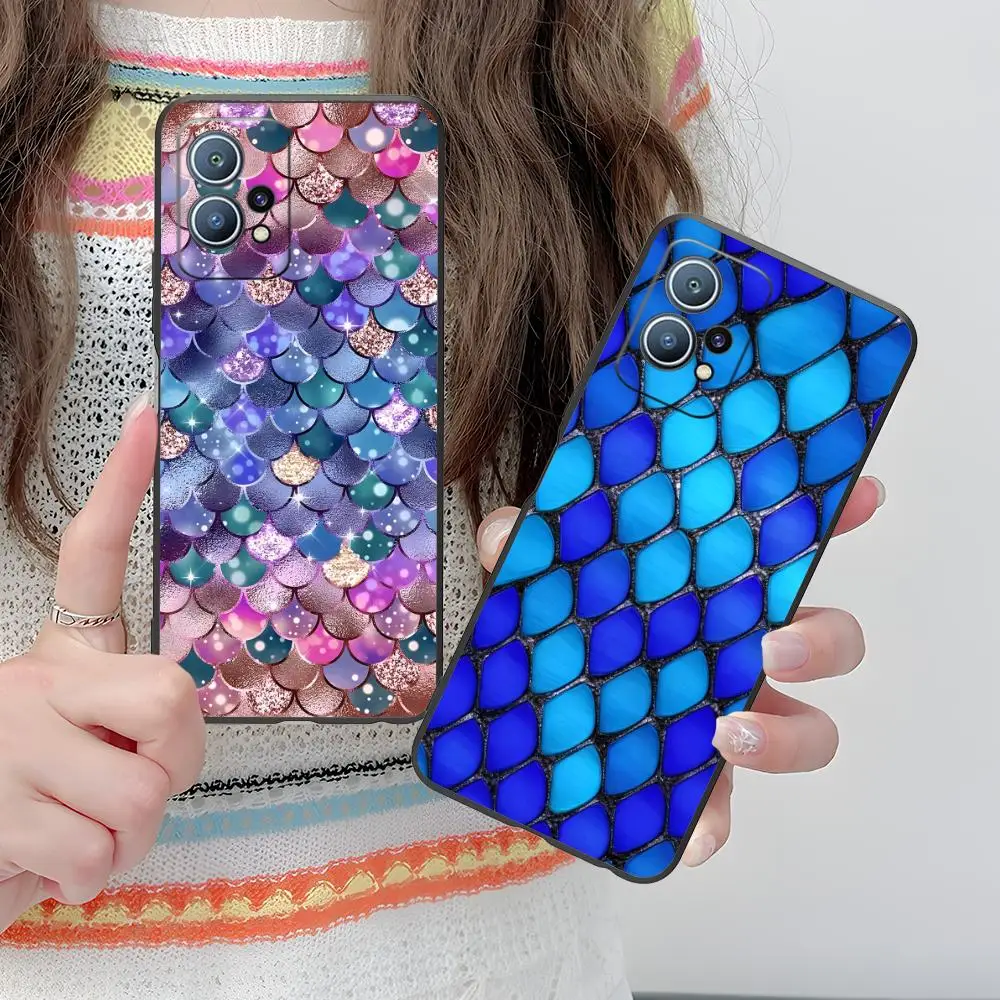 Фото Чехол для телефона с рисунком русалки для Huawei P60 P50 P40 P30 P20 P10 P9 P8 Pro Lite Plus, мягкий противоударный чехол из ТПУ №1