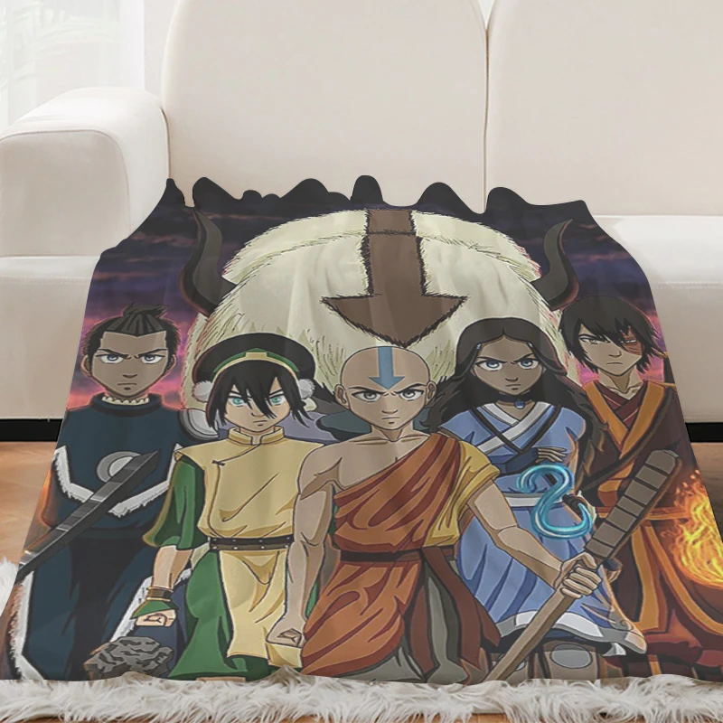 Зимнее одеяло H-Avatar The Last Airbenderers королевского размера пушистые мягкие одеяла