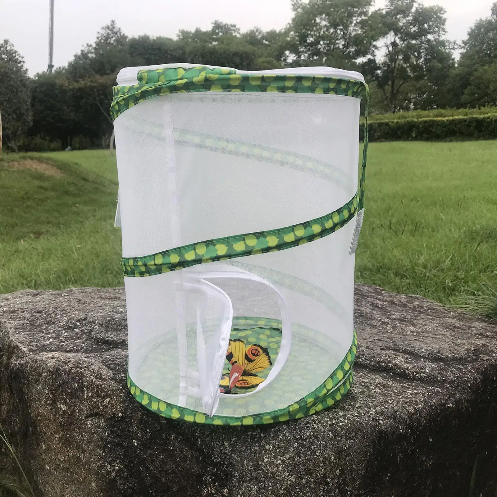 

Dragonfly Butterfly Firefly Catch Cage Collapsible Insect Cage Mesh Insect Habitat Cage Butterfly Stick Breeding Cages Net