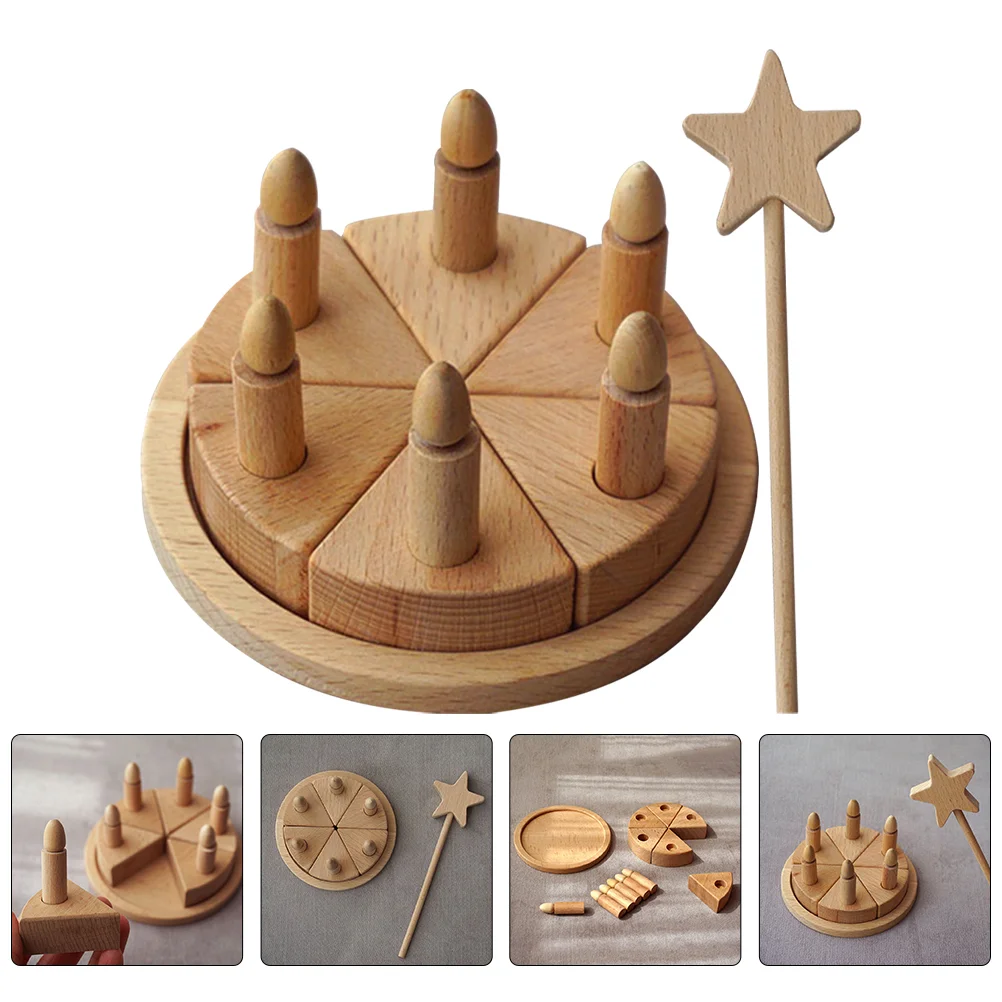 

Cake Toy Play Woodenkids Toys Kitchen Birthday Pretend Party Set Wandfairy Wood Cutting Toddler Sets Playset Accessories