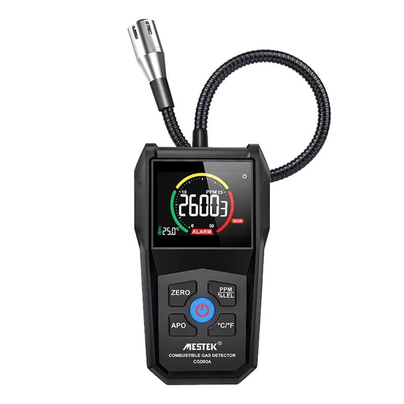 

Портативный Газовый Детектор Handhled, тестер природного газа, датчик горючего пропана и метана с ЖК-дисплеем