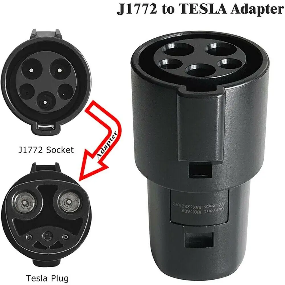 Разъем для зарядки электромобиля Тип 2 на тип 1 SAE J1772 EV адаптер EVSE зарядное