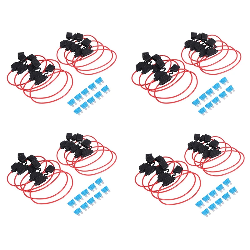 Встроенный держатель предохранителя ATC/ATO 40 адаптер для крана Предохранителя 16 20