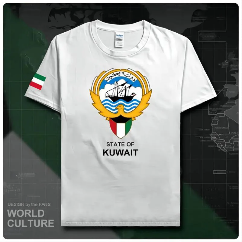 Мужская футболка Кувейт Кувейти мода 2024 трикотажные изделия из 100% хлопка