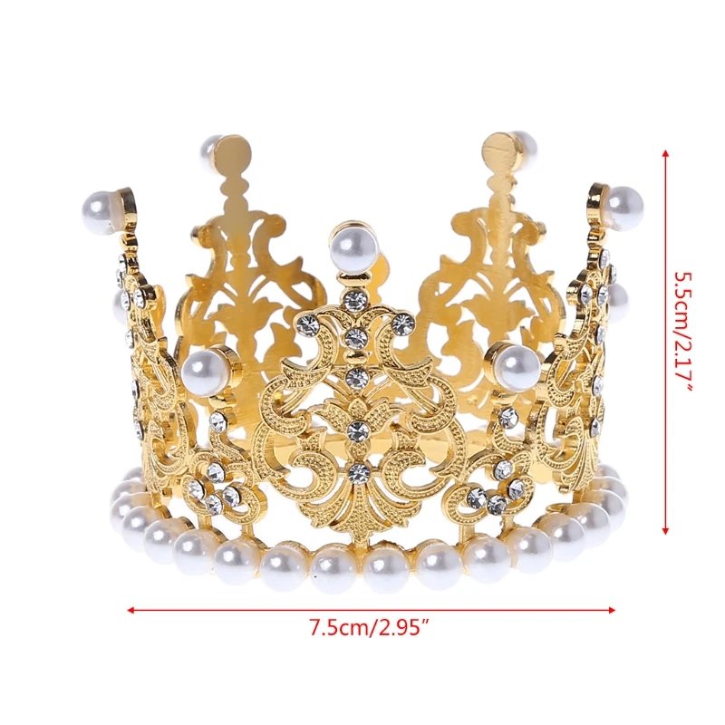 

Girls Shining Birthday Crown Shaped Headband Festival Performance Hair Hoop