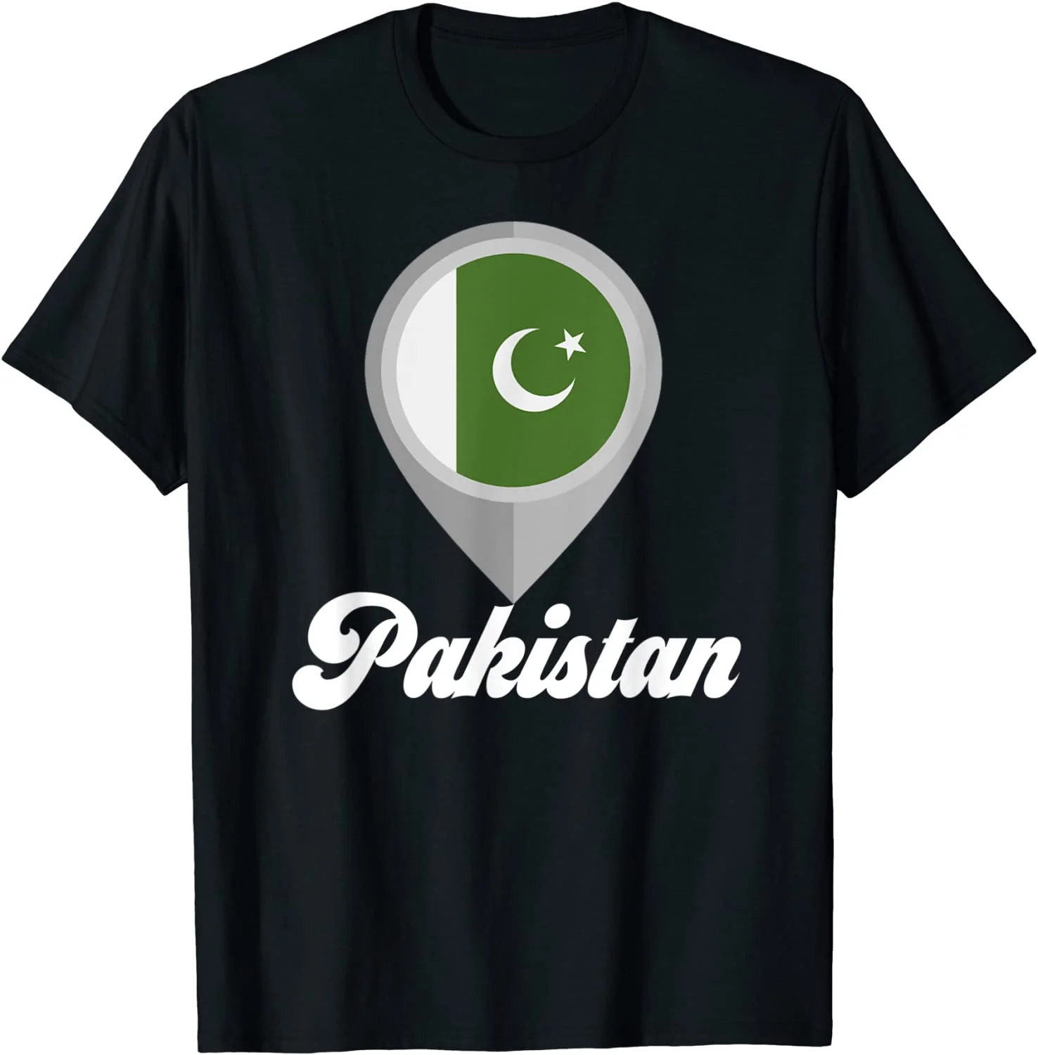 

PAKISTAN Flag PIN Tshirt I Love PAKISTAN Travel Tee T-Shirt