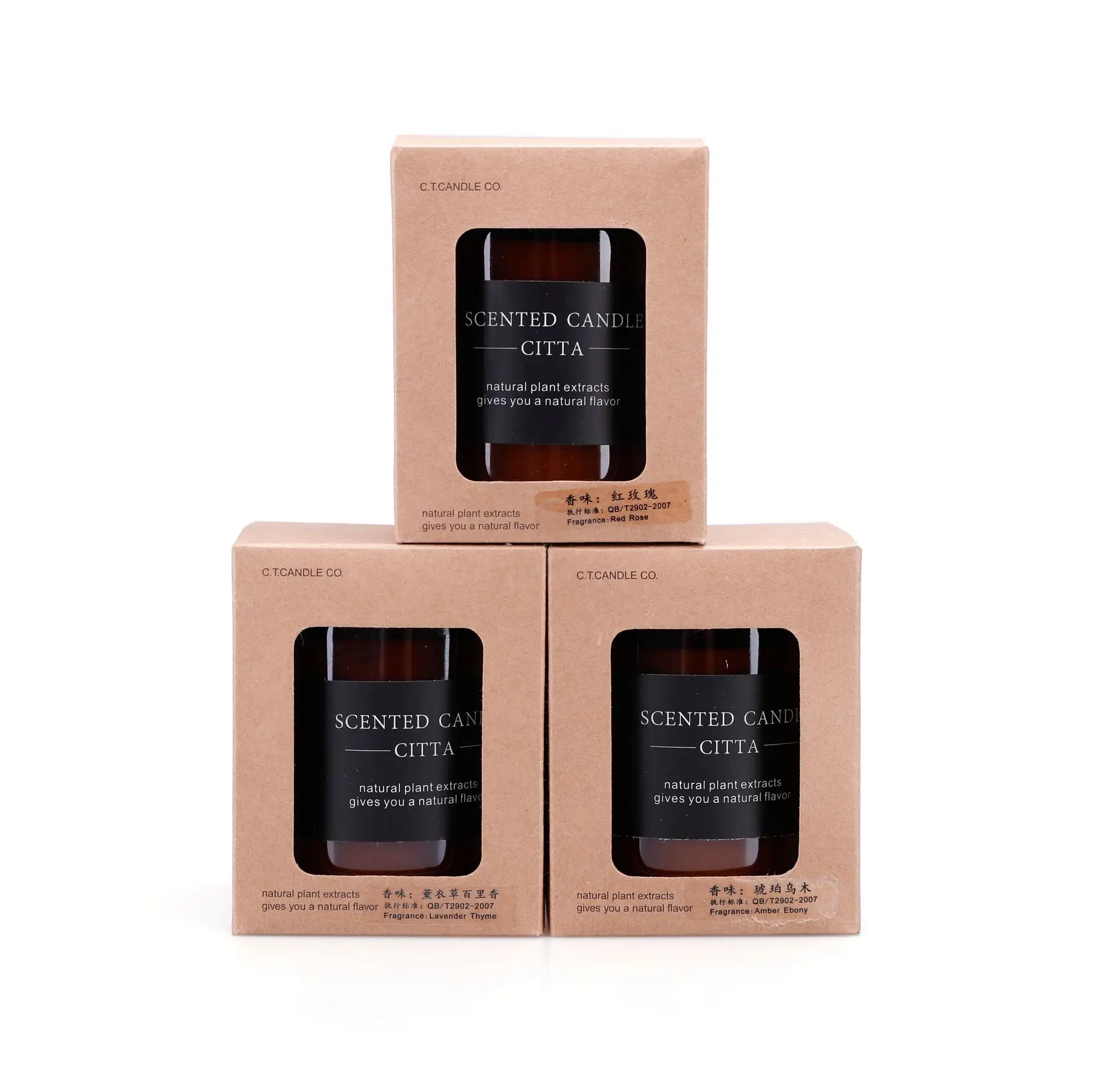 Домашняя стеклянная банка Свеча для ароматерапии воск растений в скандинавском