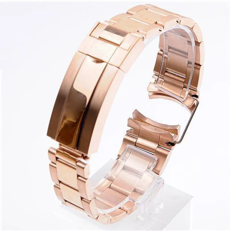 Watch Bracelet for Rolex Daytona Water Ghost Submariner Watch Accessories Band Chain 20mm 21mm Solid Stainless Steel Watch Strap