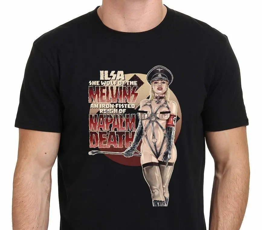 

Ilsa Melvins Napalm Death Rock Band T-Shirt(1)