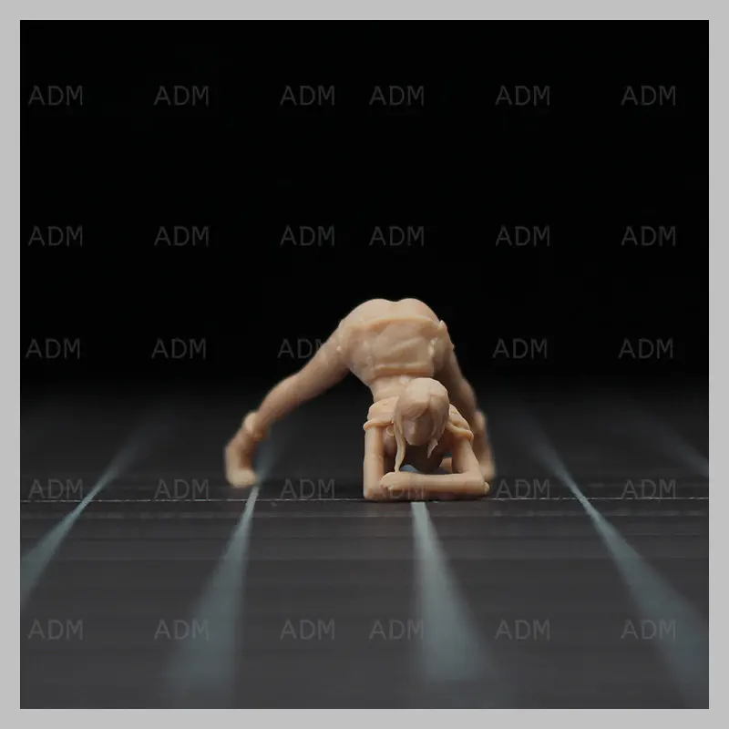 

1/64 or 1/43 Resin Figure Charming Women From A Famous Game Series Scene Doll White Model