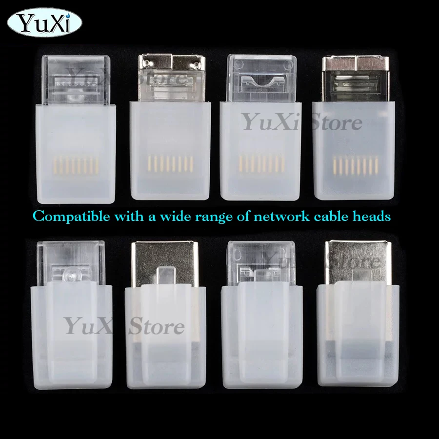 Фото 10 шт. RJ45 Ethernet-разъем пылезащитная крышка сетевая заглушка для Cat5e Cat6 CAT7 CAT8 RJ45 защитные заглушки №5