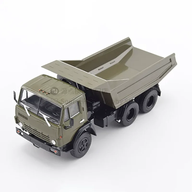 Фото Масштабная модель самосвала КАМАЗ-5511 из литого металла 1:43, имитационная игрушка, коллекционная настольная модель, подарок, статическая демонстрационная модель №5