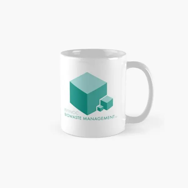 

Классическая кружка с изображением Biowaste с простым дизайном изображения, круглая посуда для напитков, чашка с изображением чая и кофе, подарки, Refinoc